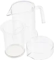 LIGIGWASH 1 Set Glass Teapot with Filtration for Office and Home Elegant Design Safe Materials Comfortable Handle for Relaxing Moments