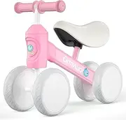URMYWO Toddler Baby Balance Bike Pink