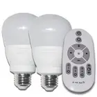 12W E26 Smart LED Light Bulbs Dimmable with 2.4GHz Wireless 3 Zone Remote Contro