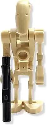 LEGO Star Wars Battle Droid w/ Blaster sw0001b Tan Minifig w/ Angled Arms [New]