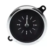 Dakota Digital 42-48 Ford Black Clock w/White LED For VHX Gauge Kit VLC-42F-K-W