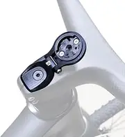 XBERSTAR Bike Computer Stem Top Cap Mount Holder Bike Headset Top Cap Stem Headset Cap Cover Computer Mount for Garmin Wahoo GPS (Black)