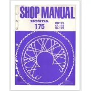 1975 Honda CB CL SL 175 Shop Manual 100 pages