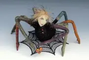 Cloth Art Doll Pattern Class "Along Came a Spider" by Cindee Moyer