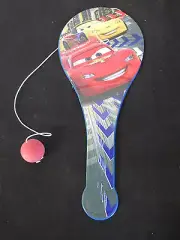 Disney Cars McQueen Paddle Ball Game, NEW