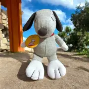 2010 Hallmark Exclusive PEANUTS "Sock Monkey"-Style 9” Snoopy Plush Stuffed