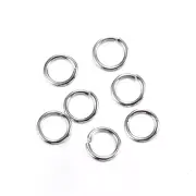 2000pcs 304 Stainless Steel Jump Rings Close Unsoldered Loop Findings Tiny 3.5mm