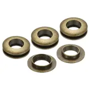 15.5mm(5/8 Inch) Brass Hole Eyelets, 4 Pcs Arc Surface Grommets, Bronze
