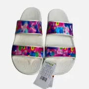 Crocs Slide Sandals Mens 13 Tie Dye Solarized 2 Strap Slip On Comfy Shoes Spring