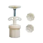 Moon Cake Mold Set Blossom-Floral Mid-Autumn Festival Cookie Stamps Mold DIY