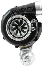 Aeroflow Boosted 6862 1.06 T3 XR6 FG 5 Bolt Outlet G35 1050 Black - AF8005-3229BLK