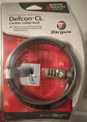 Laptop Cable Lock Targus Defcon CL Combination Lock Combo 6.5' 2m