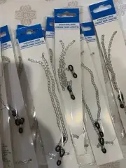15xMetal String Cord for Eyeglasses and Sunglasses Silver New