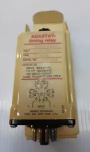 SSC22ADA TIME DELAY RELAY2-60s 120VAC/DC Brand New Old Stock in Box AGASTAT