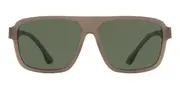 Ic! Berlin IC0005 Egon Walnut Rough Men's Sunglasses Brown Size 61