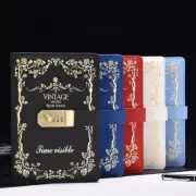 SALE Password Notebook A5 220x150mm 360 Pages PU Leather Student Secret Diary