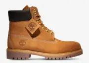 Timberland Men's Premium 6-Inch Wheat Nubuck Boots - Size 11.5
