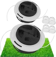 QMTCYXGS (2pc FS91R FS90R C26-2 Trimmer Head 4002 710 2169 Fits Stihl FS55 FS56 FS70 FS80 FS85 FS89 FS90 FS94 FS100 FS120 FS130 FS240 FS250 FS260R FR130 FR410 FSA90 Brushucutters Bump Feed Weed Eater
