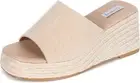 NEW Women's Wedge Sandal Espadrille Platform Slip On Open Toe Wedge Us size 9