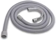 Merriway® BH00872 Washing Machine Dishwasher Outlet Discharge Hose, 2.5 Metre (97.5 inch) - Grey