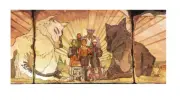 Star Wars Rebels Mural Brent Woodside Poster Lithograph Print Art 24x12 Mondo