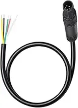 BIZOCA DIY 4Pin 5Pin 6Pin Jack Car DVR Camera Extension Cable HD Monitor Vehicle Rear View/Back Up Camera Wire Male Female Plug Cord(3m,5pin Male)