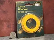 Dollhouse Miniature Window Round Circle & Trim 1:12 one inch scale D19