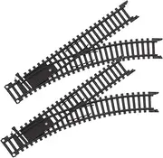 DIY Educational Toy 1pair Train Tracks for Boys and Girls Model Railroad Track Toy Train Engine Repair Rotating Table Tr