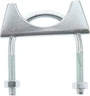 U Shaped Pipe Clamp Durable Metal Exhaust Clamp for Automotive Industrial Use Effortless Installation for Pipes Water Systems Reliable Fixing