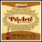 D'Addario Pro-Arte Viola Single A String Medium Scale Medium Tension 15" - 16"