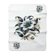 Sherpa Fleece Blanket, 50''×60'', 60''×80'' (127×152cm, 152×203cm)
