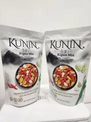 2 BAGS Kunin Asian Rice Cracker Rigato Mix Premium Thai Rice 12oz