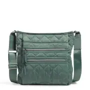 Vera Bradley Women's Performance Twill Triple Zip Hipster Crossbody Purse Oli...