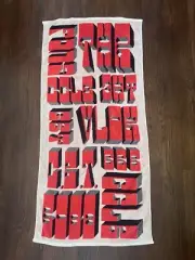 BARRY MCGEE TWIST Fong LIMITED EDITION TOWEL Huge (New)