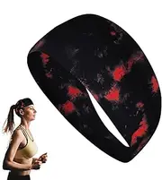 Walopola Workout Headbands,Elastic Sweat Absorbent Workout Headband - Soft Sweatbands for Home Gym, Foldable Sweatbands for Men Women Adults