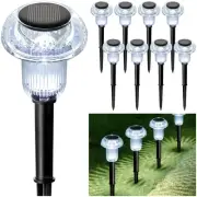 Solar Pathway Lights Outdoor Solar Mushroom Lights Outdoor 8 Pack Outside LED...