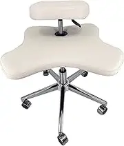 Meditation Chair, Cross Legged Kneeling Chair, Home Office Desk Chair with Wheels, Height Adjustable