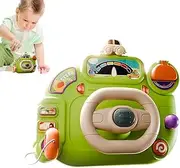 Steering Wheel Toy for Car Seat,Simulated Driving Controller - Educational Driving Pretend Game for Youth Teens Girls Family Friends