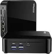 DreamQuest Mini PC Windows 11 Pro Pre-Installed,Intel N150 (up to 3.6 GHz) 32GB DDR 1TB M.2 SSD Micro Desktop Computer with Type-C(10Gbps) HDMI Port, LAN/WiFi 5/BT 5/USB3.2 X4 for Office Business