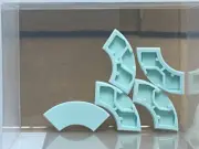 LEGO Parts - Light Aqua Tile, Round Corner 2 x 2 Macaroni - No 27925 - QTY 5
