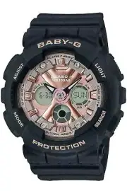 Casio Women's Baby-G Analog Digital Dial Rubber Band Watch BA130-1A4