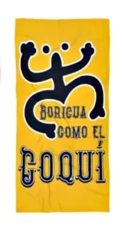 Boricua Como El Coqui & Coqui Taino Towel * FREE SHIPPING * Boricua Rican