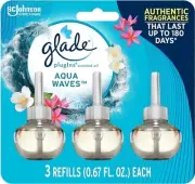 Glade PlugIns Refills Air Freshener, Scented and Essential Oils for Home and...