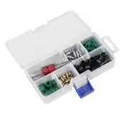 71Pcs Air Condition Repair, a HVAC Hose Gasket Kit Repair Tool 10Pcs Valve Cores