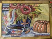 Printed needlepoint kits Tapestry Canvas 30x40 cm Coffee Cake Rto