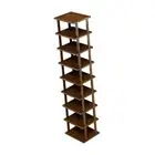 9 Tiers Vertical Shoe Rack Storage Box for Front Door Entrance Small Spaces