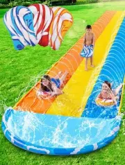 Summer Inflatable Slip Water Slide for Kids Adults Backyard Lawn Water Slide XL