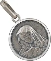 [AFP] AS-470 Pendant Madonna Saint Mary 925 Sterling Silver, Sterling Silver