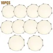 10X10" Hand Held Tambourine Drum Bell Metal Jingles Percussion AU Ship C3O1