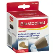 Elastoplast Sport Hi-Stretch Support And Compression Bandages Roll 7.5Cm x 7M